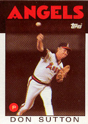 1986 Topps Baseball Cards      335     Don Sutton